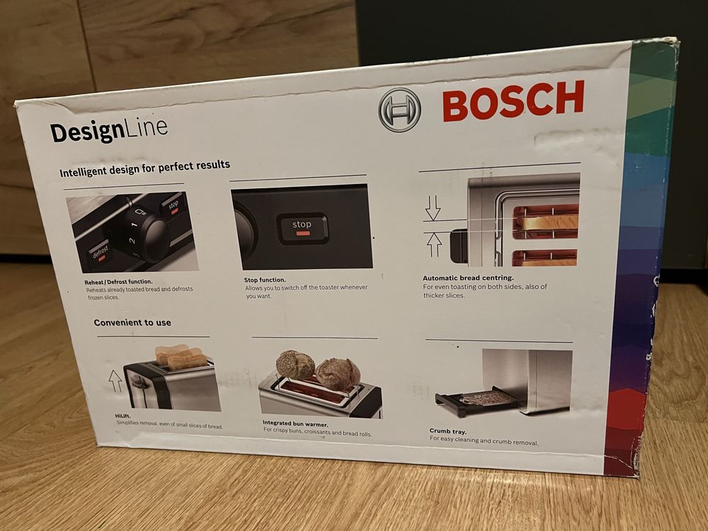 Toster Bosch TAT5P420 nowy