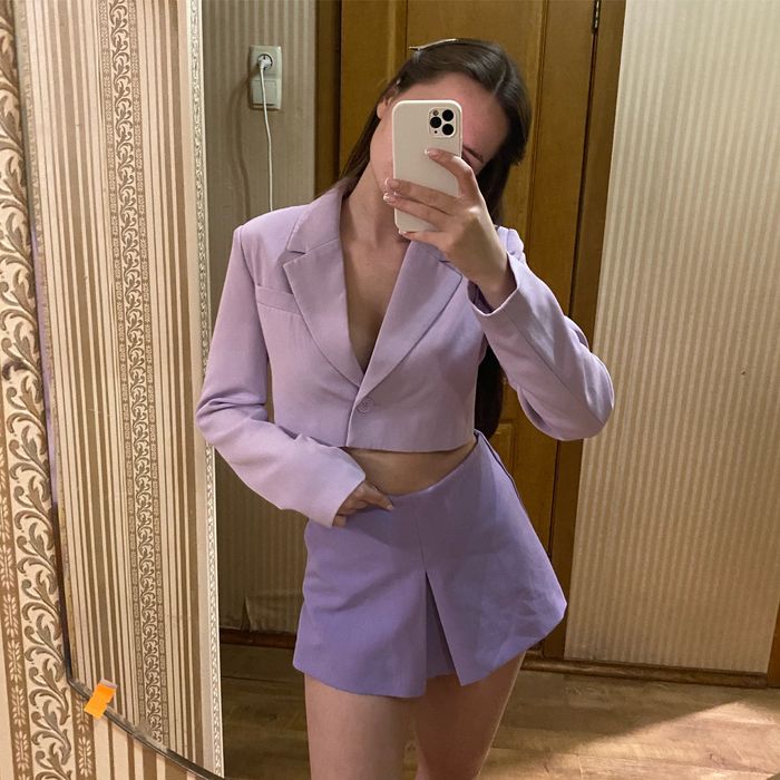 Піджак і юбка-шорти