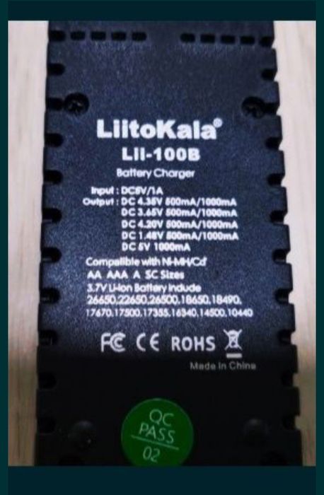 Зарядное устройство для АКБ 18540 Liitokala lii 402+ блок питания