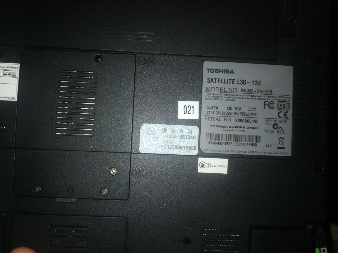 Ноутбук Toshiba Satallite L30 - 134