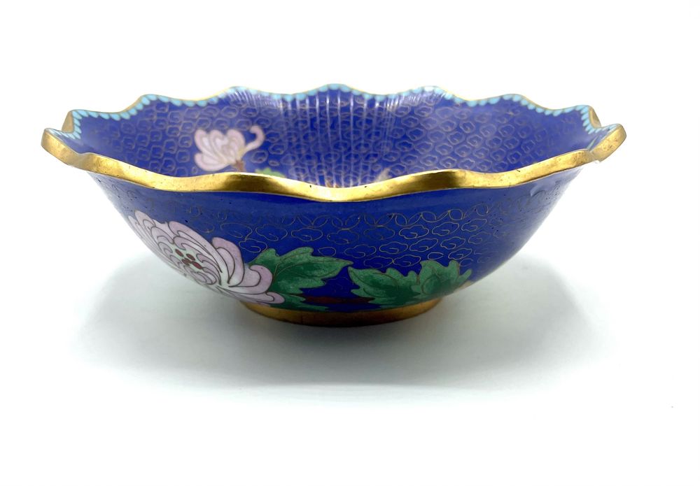 Taça cloisonné antiga