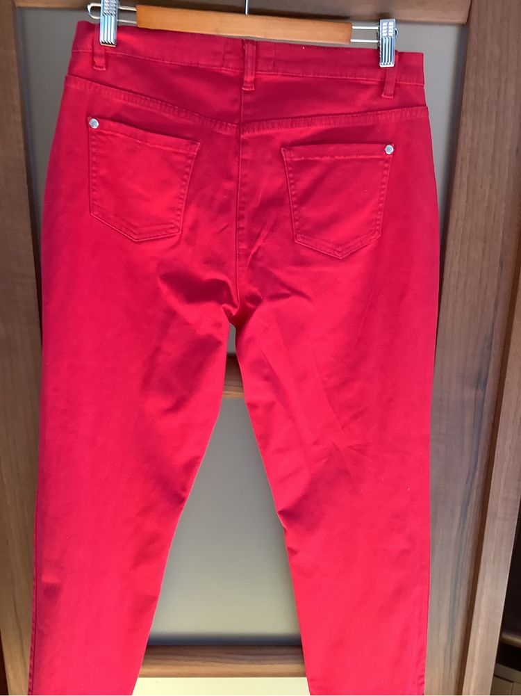 Красные женские штаны брюки летние джинсы bpc selection