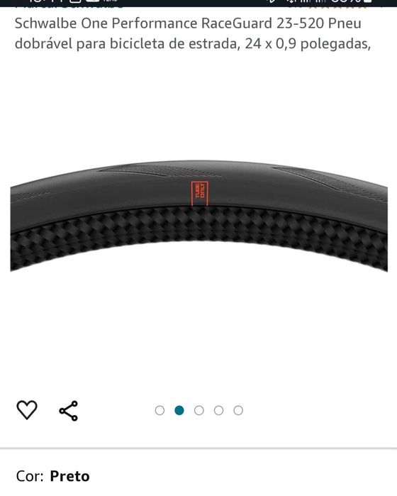 Pneu de bicicleta de estrada dobrável Schwalbe one roda 24