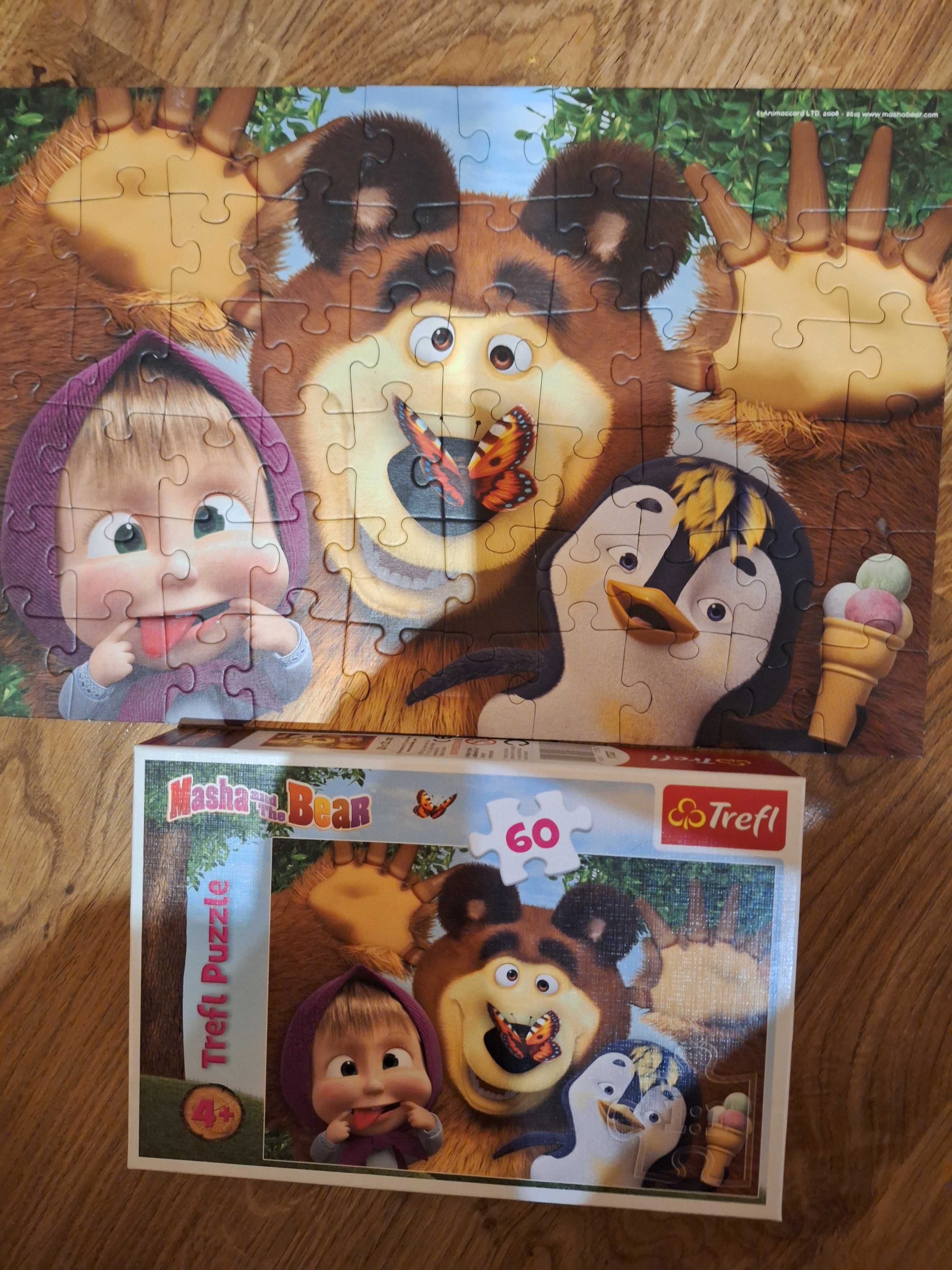 Puzzle Masza i niedźwiedź Polecam