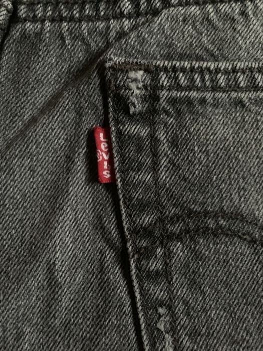 Calções de ganga pretos Levi’s 501