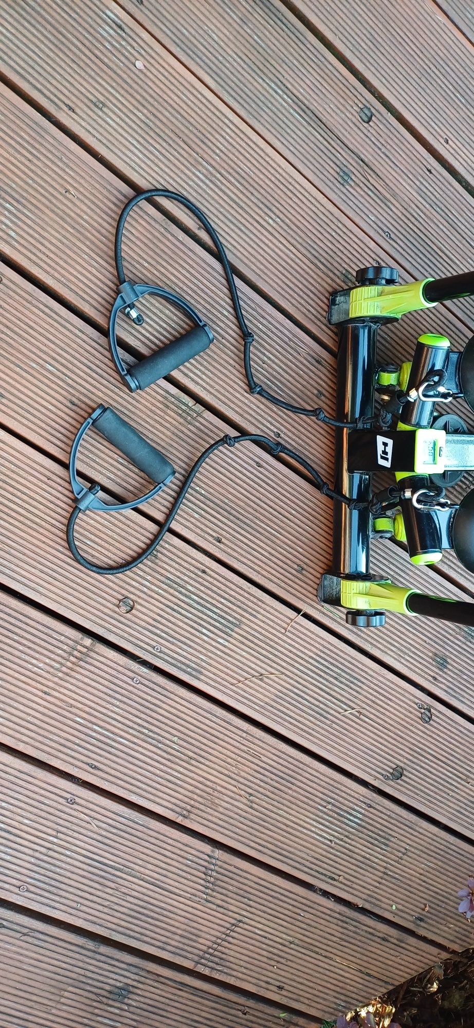 Stepper z linkami + nordic walking