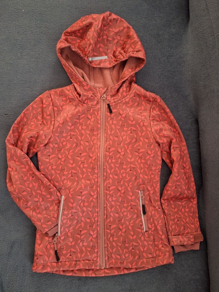 Kurtka softshell dla dziewczynki rozmiar 110-116