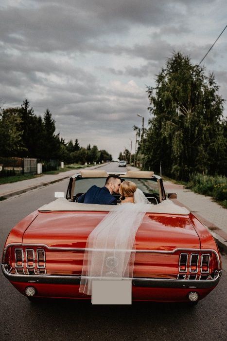 Ford Mustang 1967 auto do ślubu, wesele, wynajem, slub LUBLIN samochód
