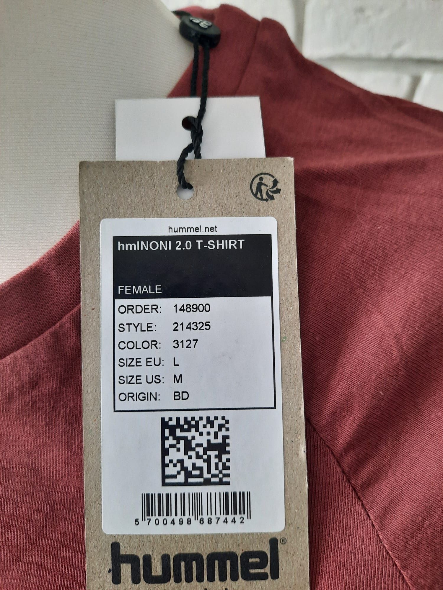 Koszulka sportowa Hummel nowa L t-shirt