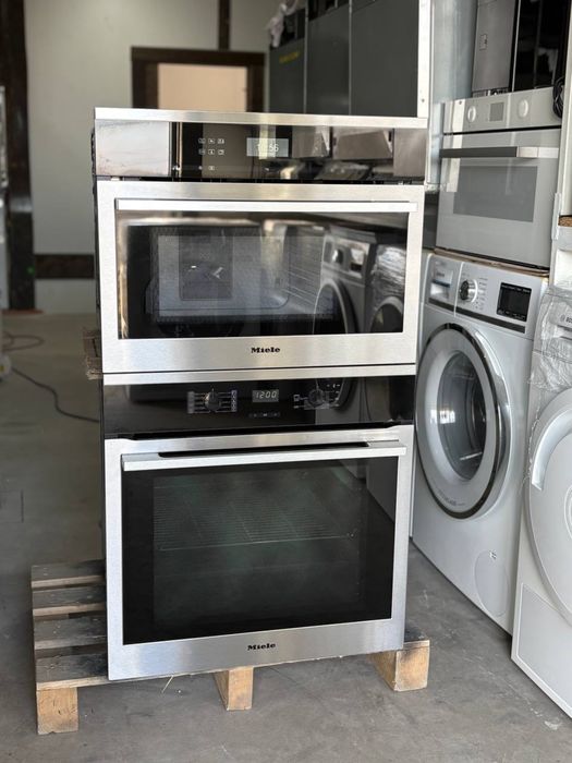 Комплект Miele — Пароварка + НВЧ DGM 6301 + Духова шафа  H 2661 B