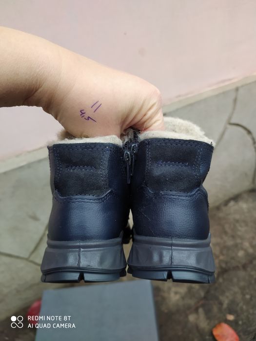 Ecco 27 ботинки на хлопчика зимові черевики чоботи сапоги взуття ессо