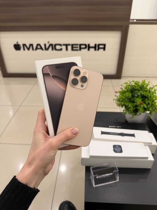 IPhone 16 pro Max 256 Gb Dessert Titanium акум 93% Гарантія Кредит