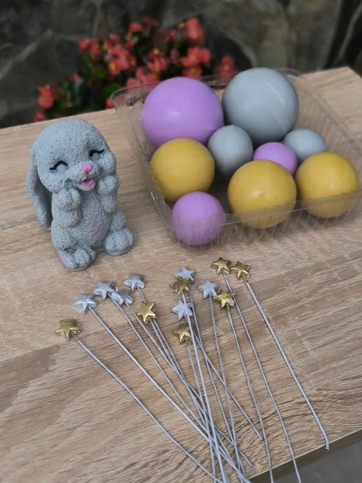 Фігурки з глазурі,цифри,напис буквами ,декор,льодяники