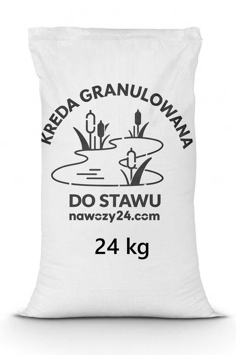 Kreda stawowa w workach, kreda do oczka wodnego granulowana 24kg