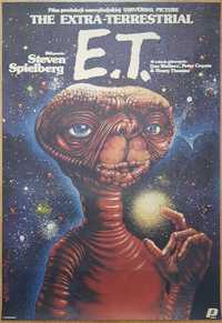 E.T., ORYGINAŁ 1984, Jakub Erol, plakat filmowy, Plakat kinowy, PRL