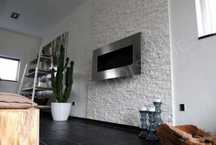 Panel kamienny Kwarcyt Biały White 36x10x1cm / ELEWACJA / KAMIEŃ