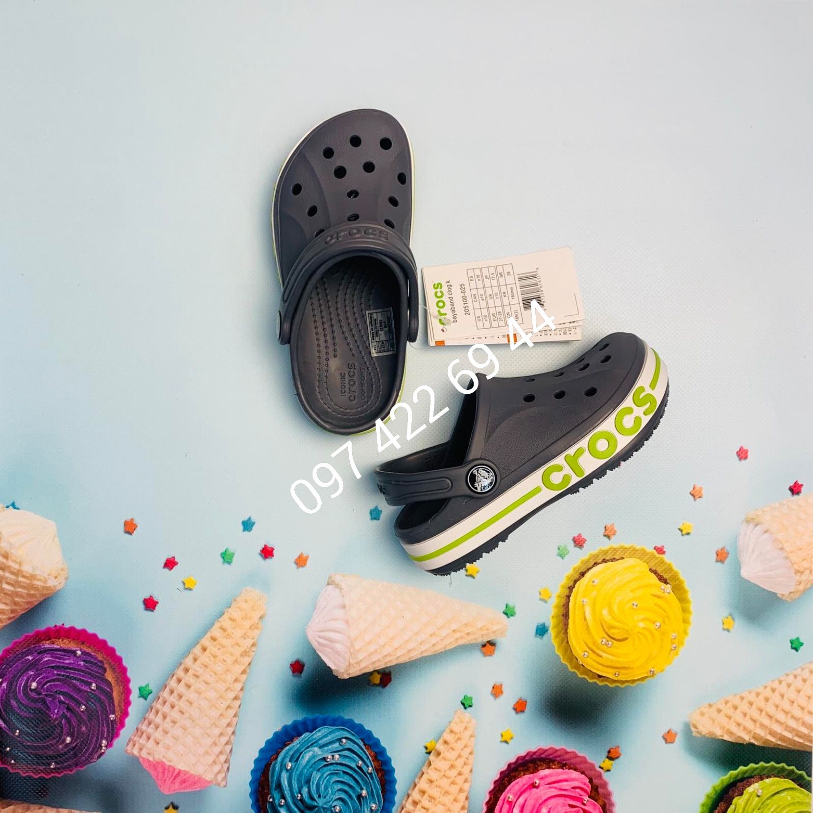 Распродажа детские кроксы сабо Crocs Bayaband, для мальчика и девочки!