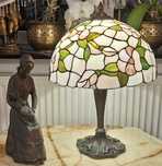 Piękna Lampa witrażowa (Tiffany) HONSEL wys.58cm,śred.40cm