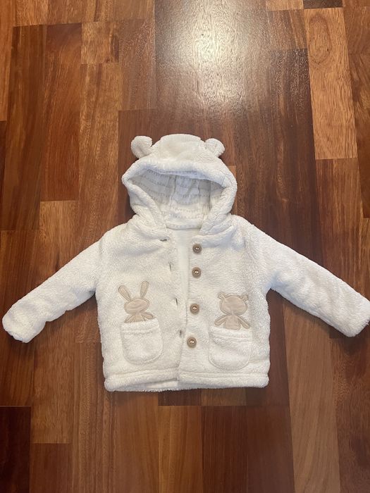 Ciepła kurteczka 68 polarowa miś 68