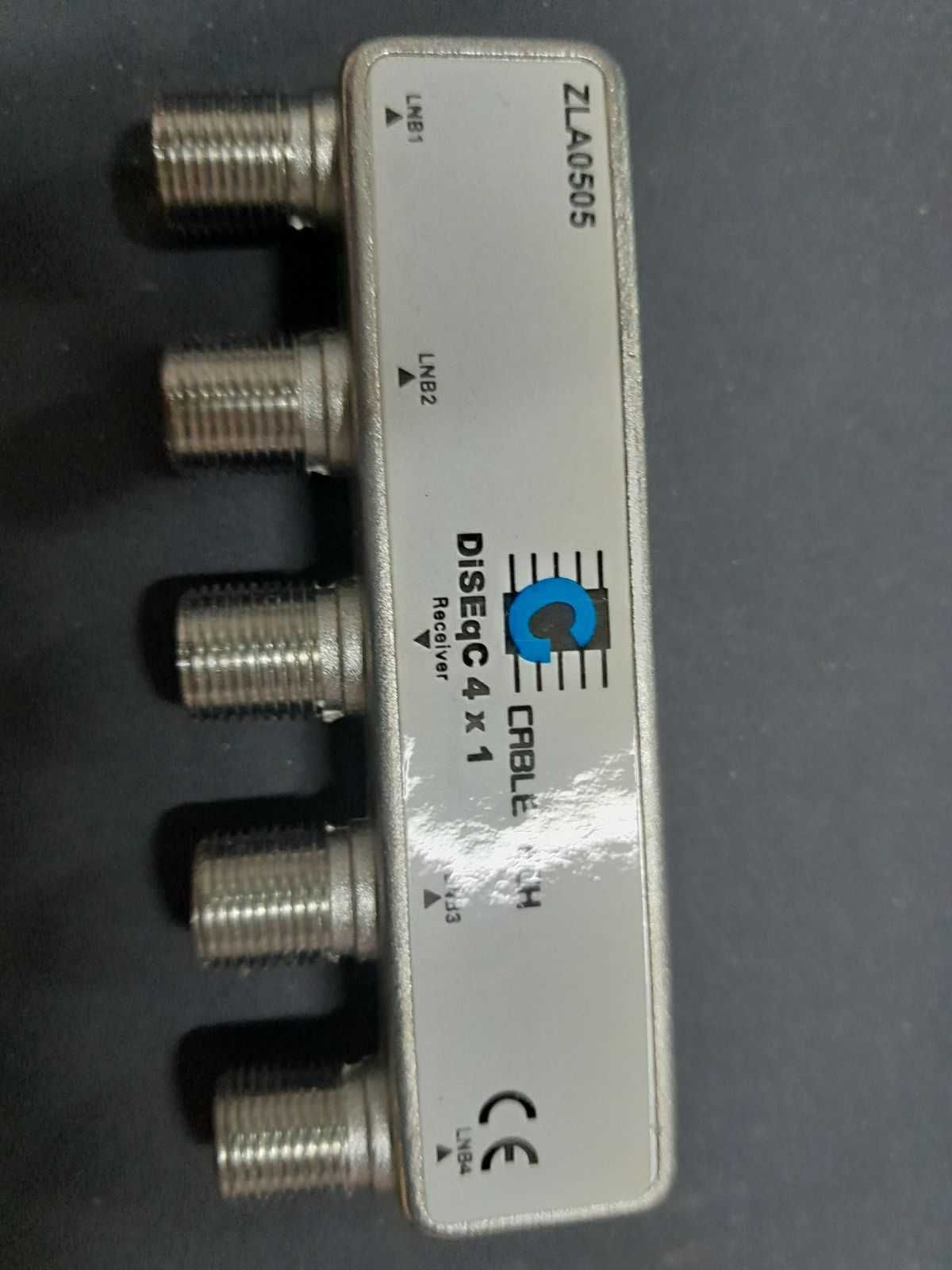 Przełącznik  sat DISEQC 4x1 CABLETECH
