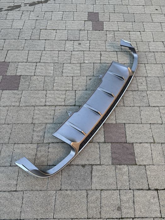 Задній дифузор на Audi a4 b9 2018 під 4 труби