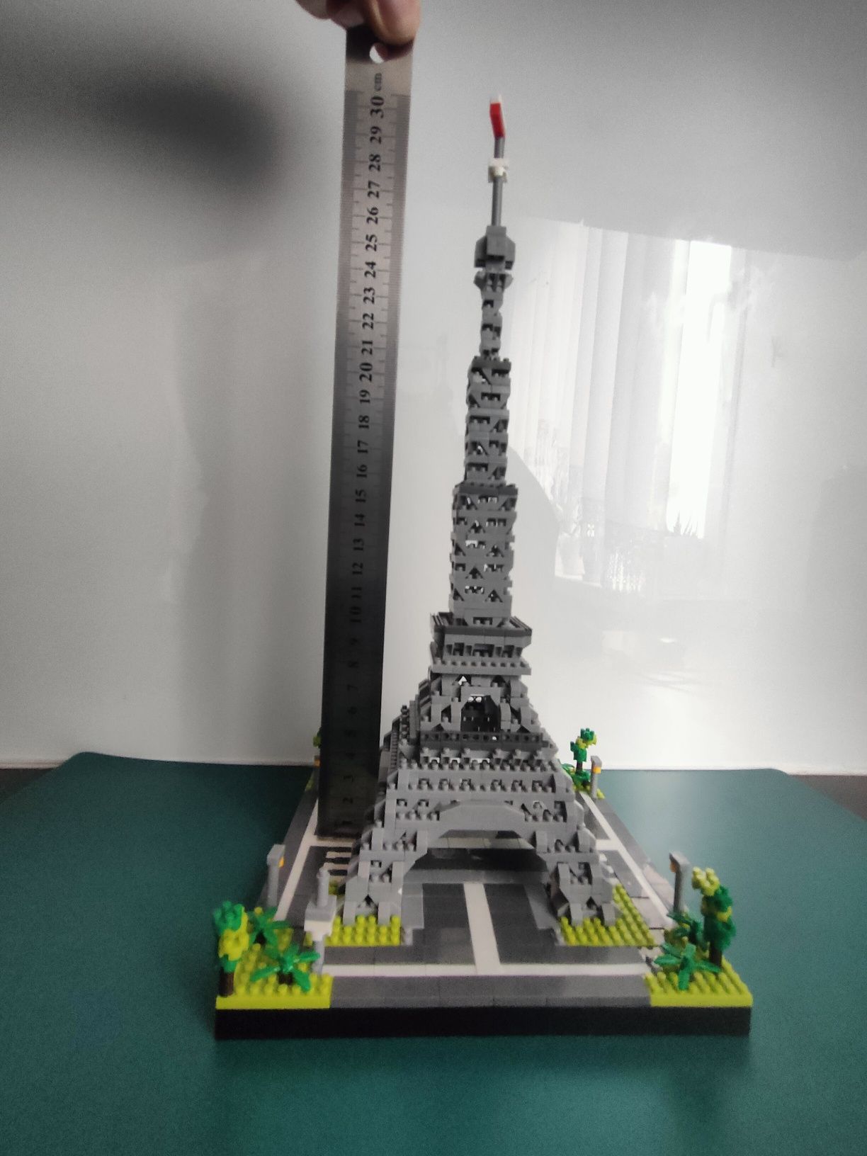 Klocki wieża eiffla konstrukcyjne podobne do Lego