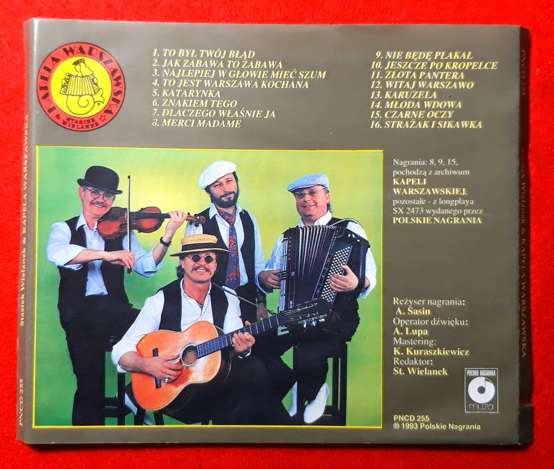 Kapela Warszawska & Stasiek Wielanek ‎– Znakiem Tego...The Old Hits CD