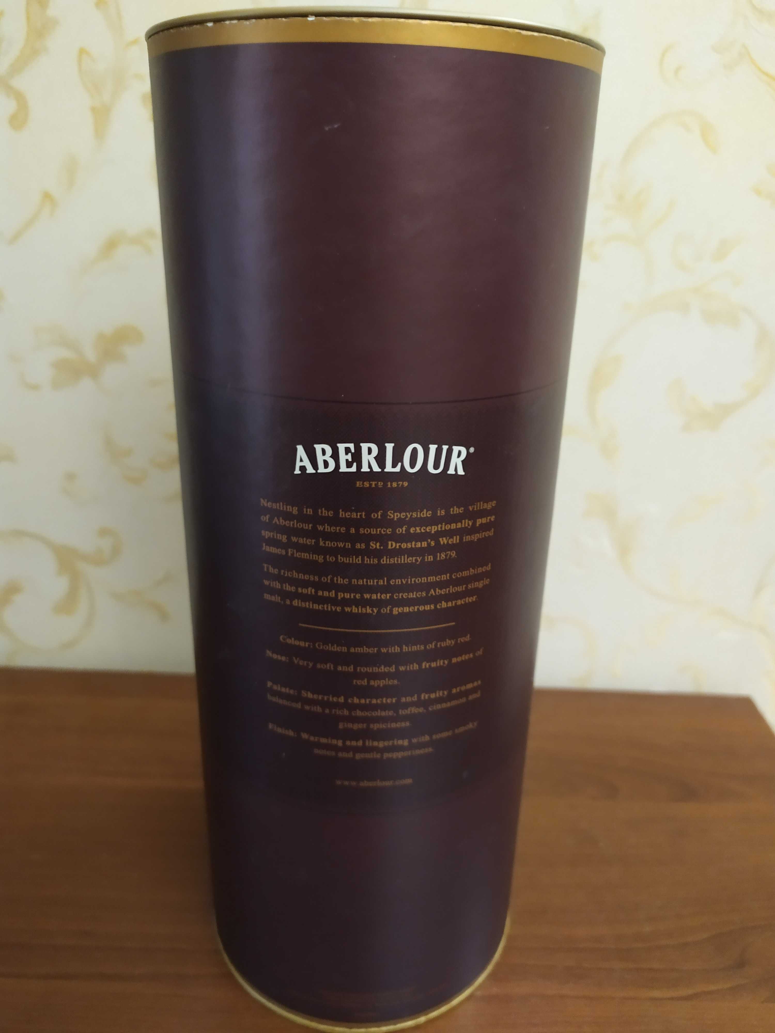 Тубус и бутылка Aberlour Single Highland Malt Double Cask 12