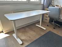 Biurko IKEA BEKANT 140x60 – białe