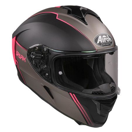 Kask integralny AIROH SPARK Flow Pink Matt XS JAK NOWY