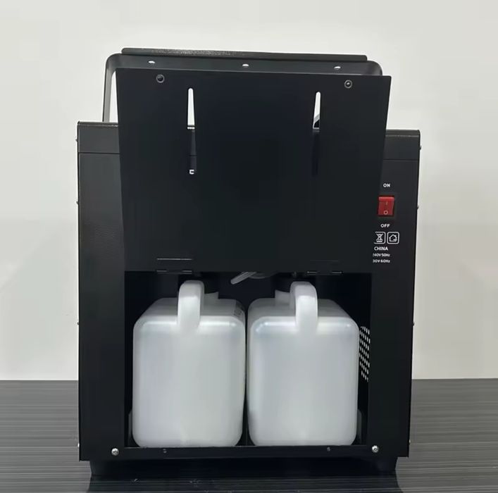 Maszyna do baniek z dymem Białe bańki mydlane LED wesele ślub dym