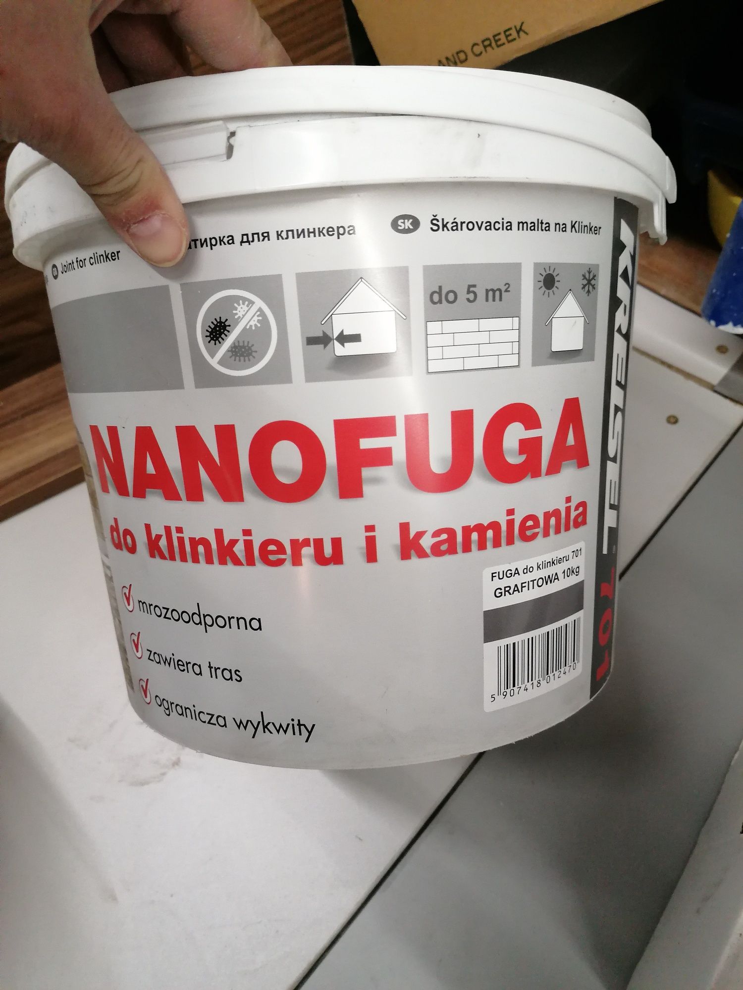 Nanofuga szara 9l