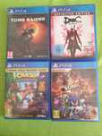 Jogos PS4 - Dmc devil may cry. Sonic forces. Crash.  Tomb raider