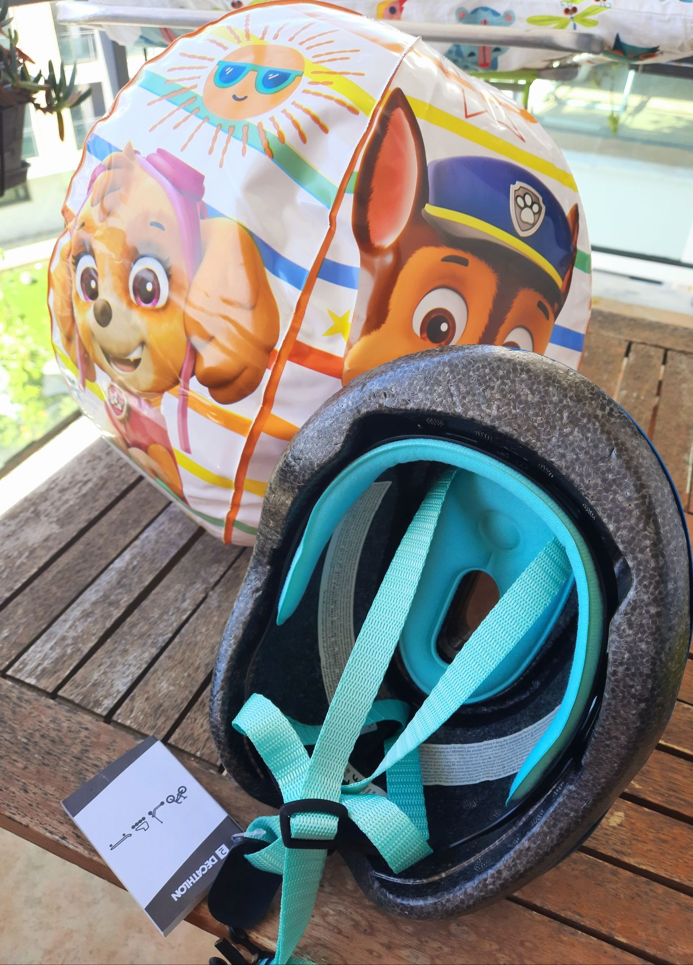 Capacete de bicicleta para menino 44-48 cm Decathlon