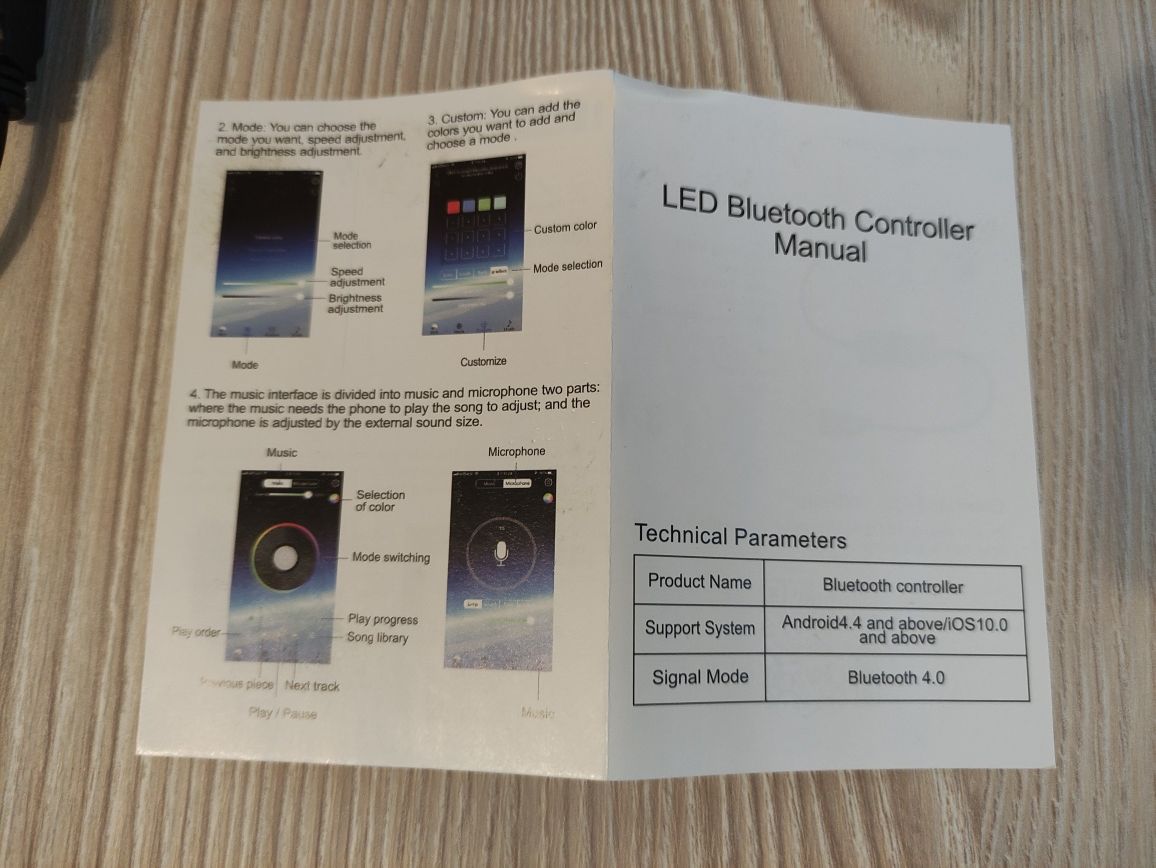 Lampki choinkowe RGB sterowane Bluetooth 10 m