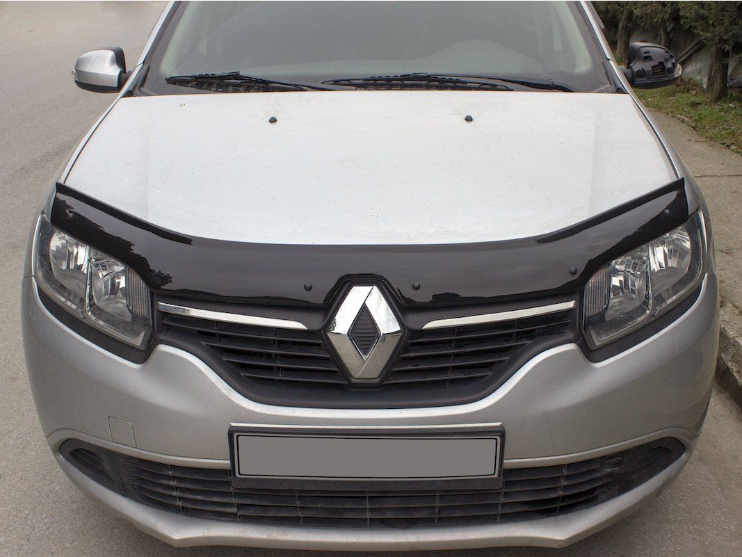Renault Logan/Sandero 2013+ Дефлектор капота EuroCap