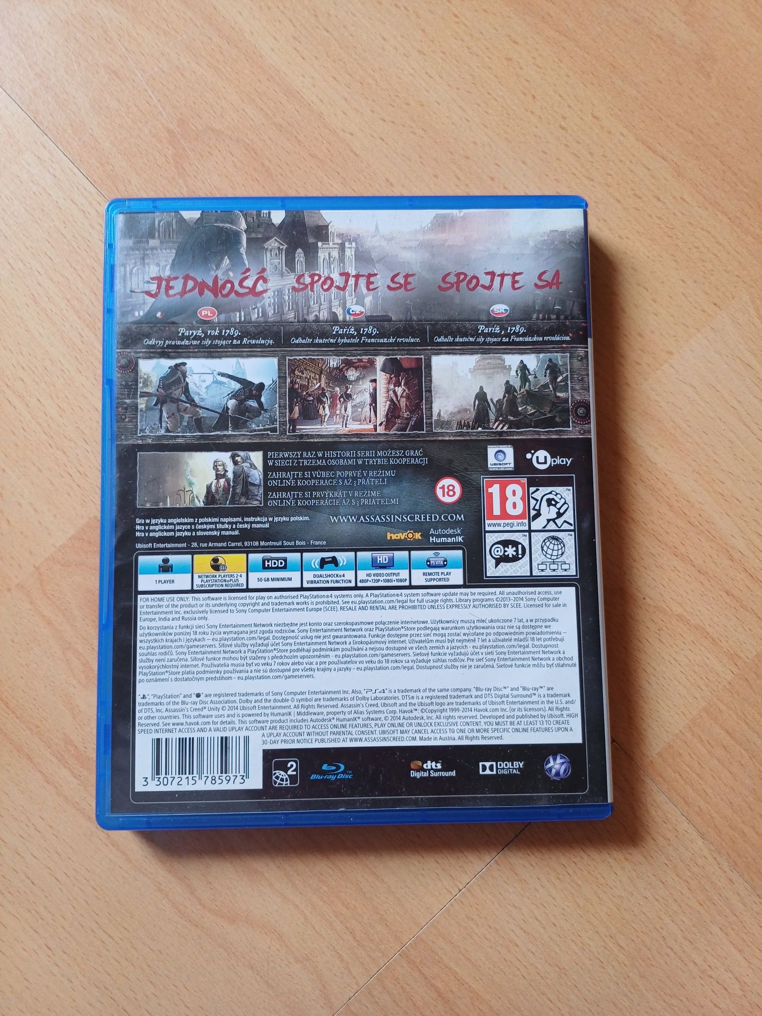 Assassins credo unity PS4