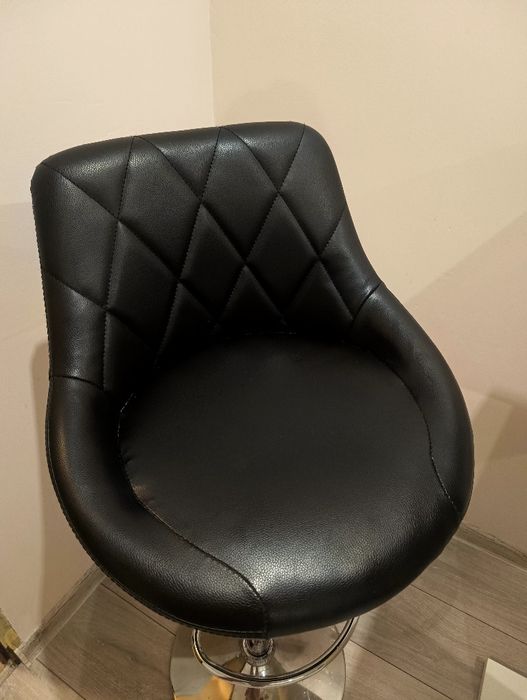 Hoker Stołek barowy czarny