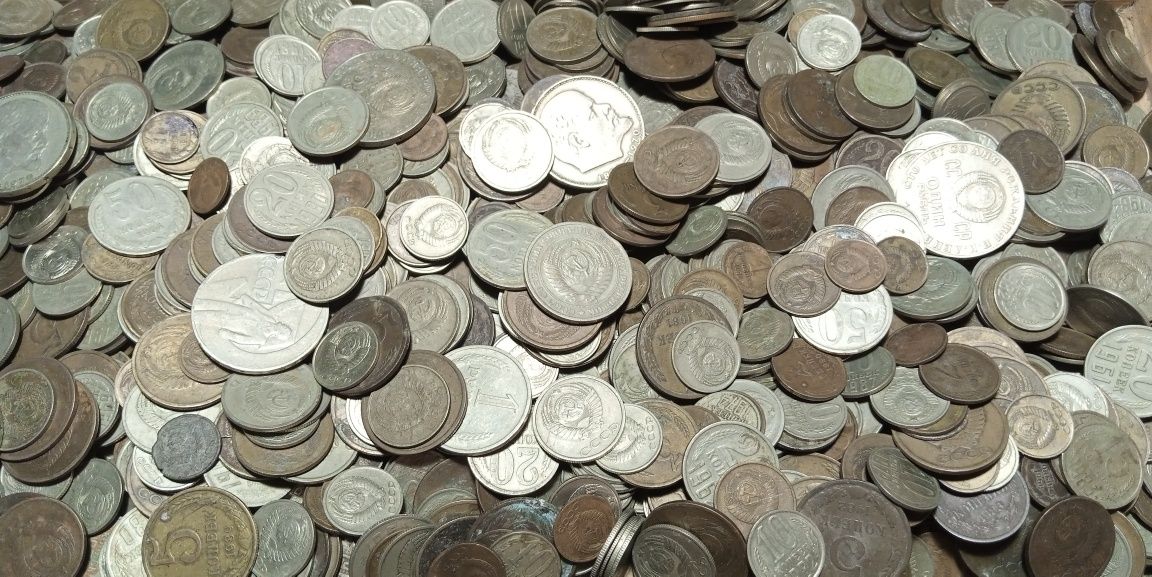 Монети СРСР 1961-91 рр. 3,5 кг.