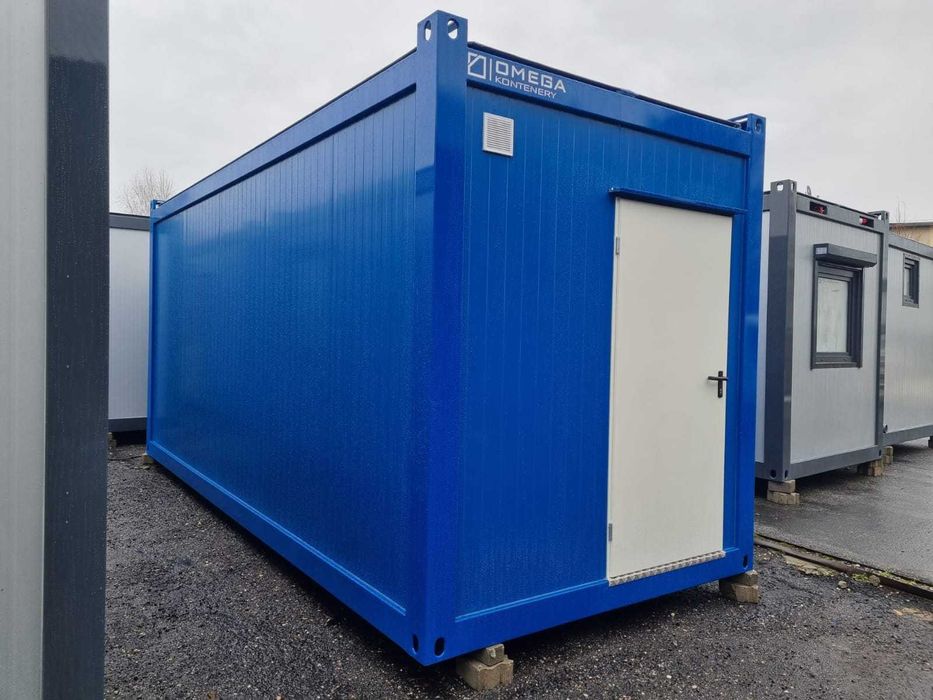 Kontener socjalny biurowy Pawilon stróżówka kontener sanitarny