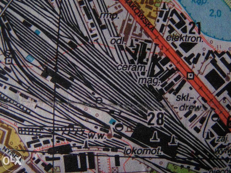 mapa topograficzna / plan miasta Wrocławia 1:25000 M-33-35-C-a i -b