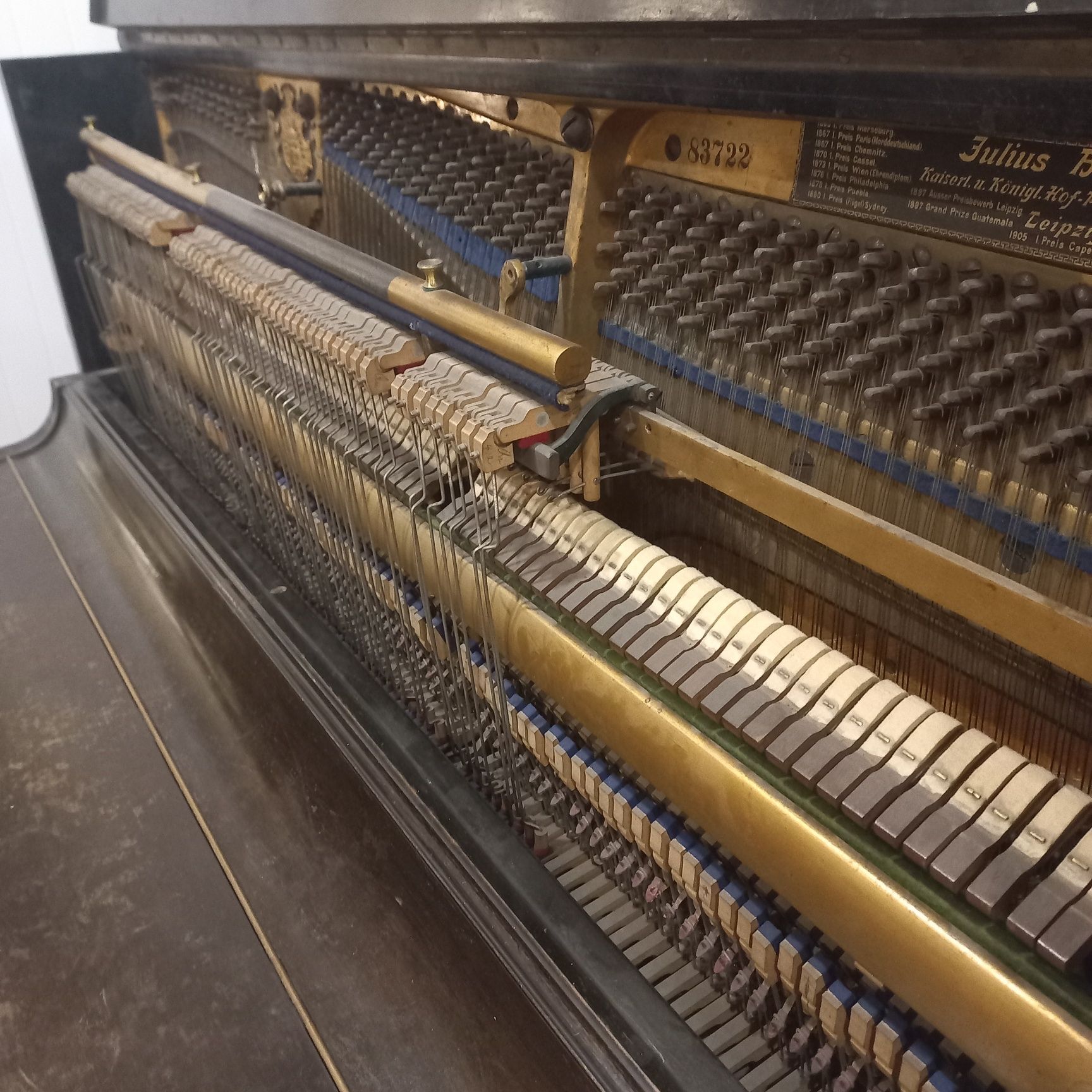 Pianino Julius Bluthner LEIPZIG