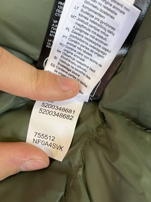 Casaco the north face diablo down jacket