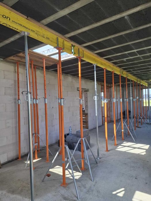 Wynajem szalunków stropowych, podpory, dźwigary, płyty, stemple