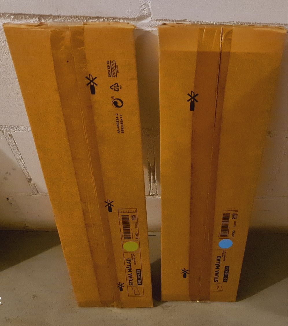 Szafa Ikea Stuva z szufladami 60x 50x128 biała niebieska zielona Nowa