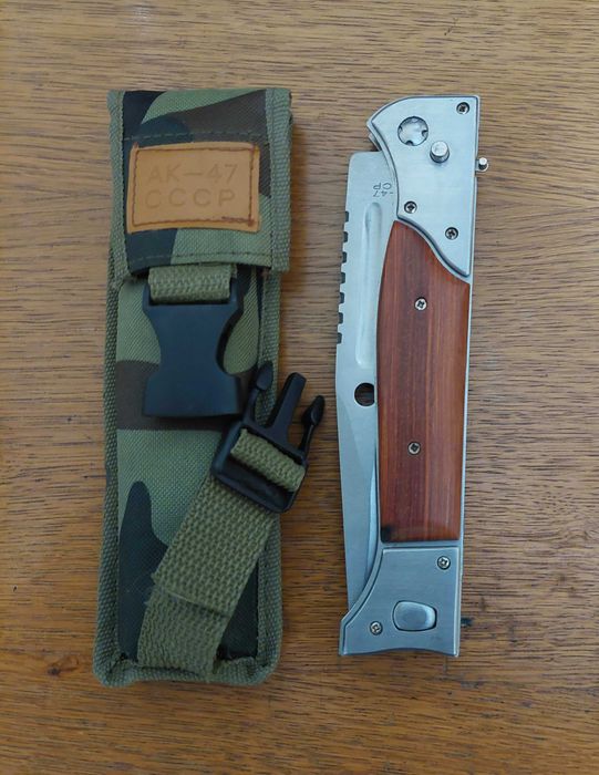 Bagnet AK47 składany sprężynowy duży