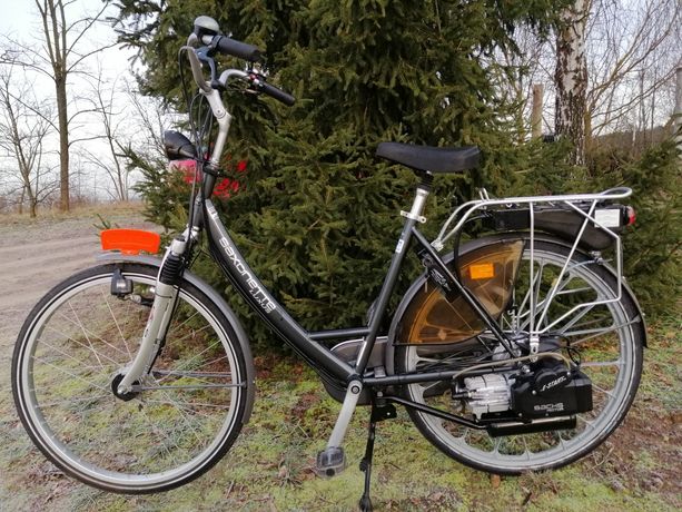 Rower z silnikiem spalinowym Sachs Saxonette luxus e-start