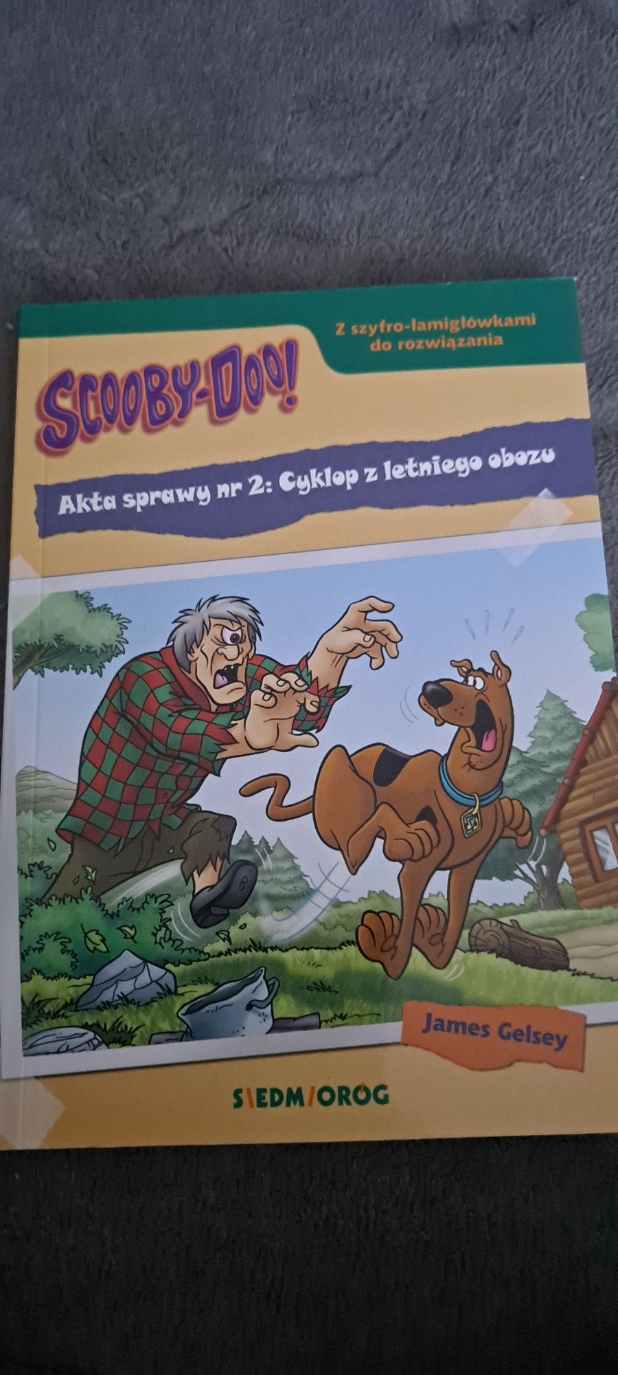 2 książki Scooby-Doo 1 Cyklop z letniego obozu 2 Niezbyt szlachetny ry