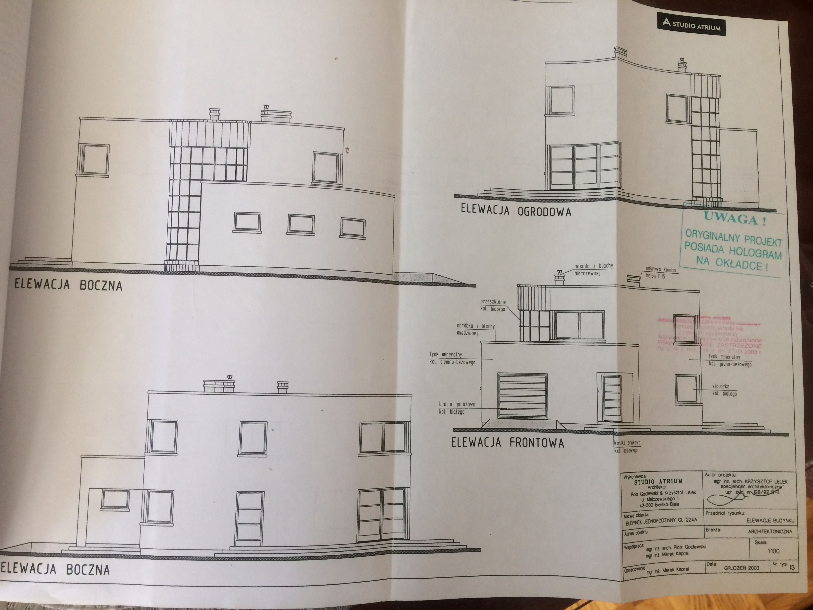 Projekt domu Willa Gracja GL 224A