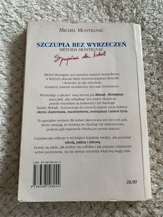 Szczupła bez wyrzeczeń - Michel Montignac